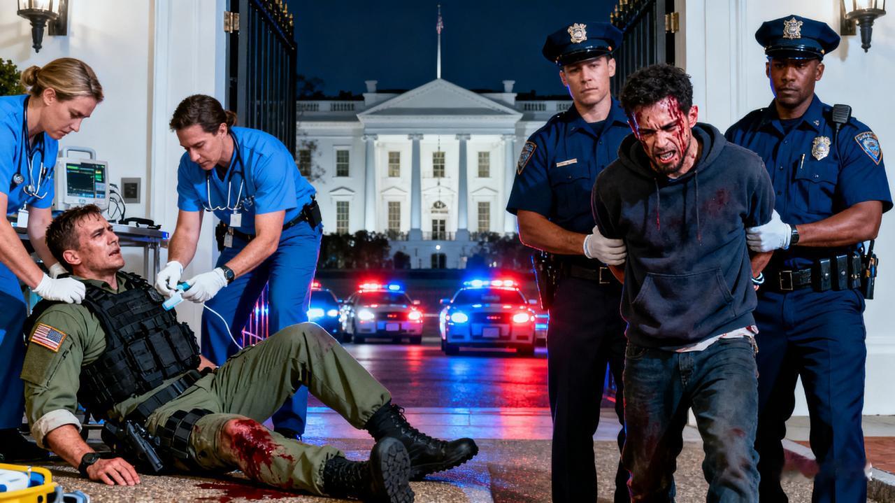 白宫门口枪响！安保形同虚设？
 
家人们惊掉下巴！美国总统府邸门口居然爆发枪击案