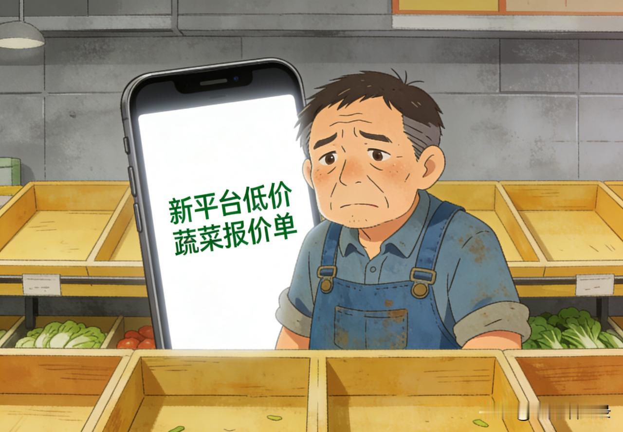 今天店里发生了一件挺扎心的事，跟了我们七八年的蔬菜供应商，被老板无情换掉了，谁说