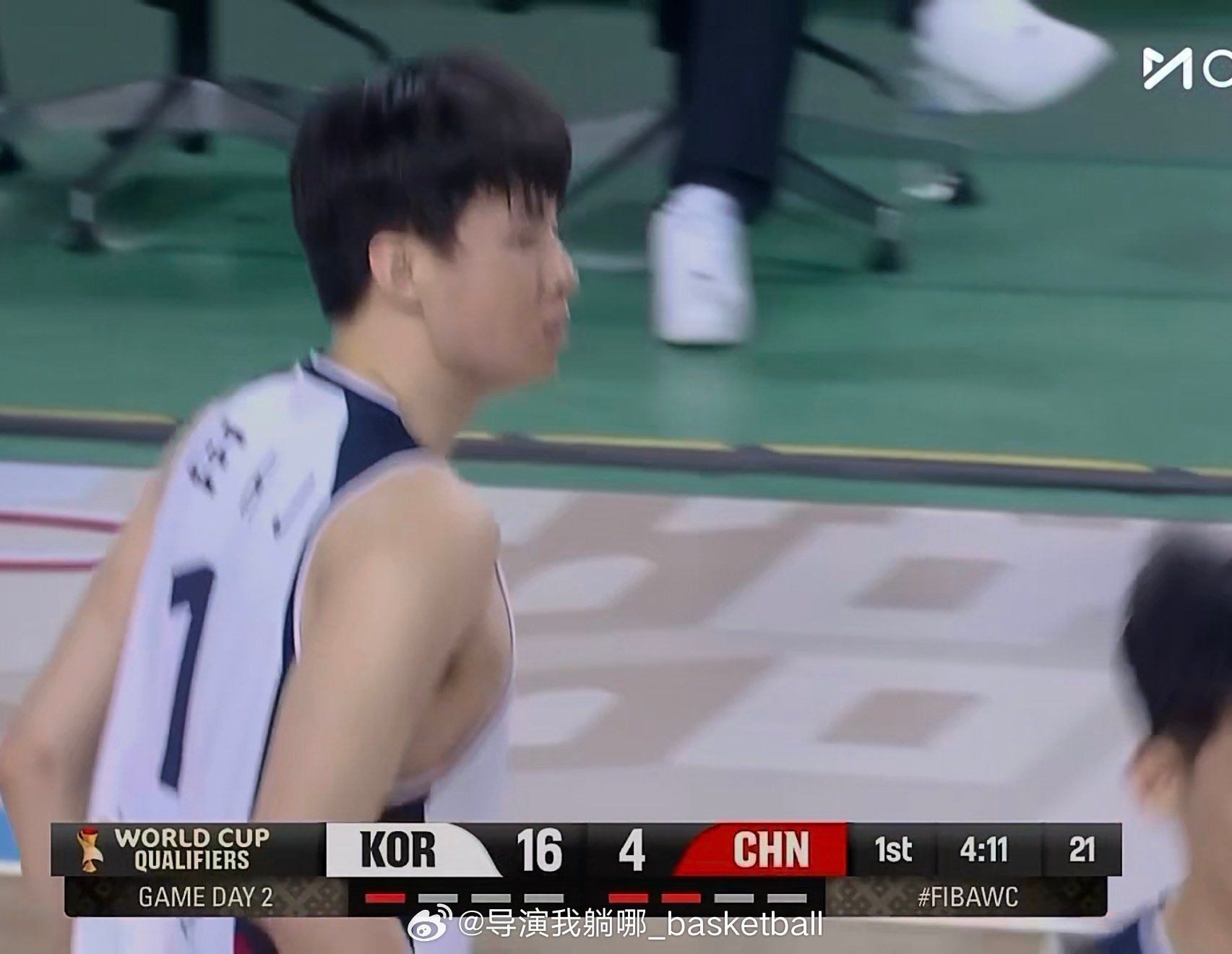兄弟们醒醒…. 比赛呢中国男篮vs韩国男篮