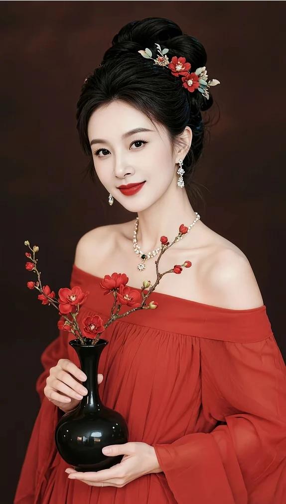 梅雪争春未肯降，
骚人阁笔费评章。
梅须逊雪三分白 ，
雪却输梅一段香。