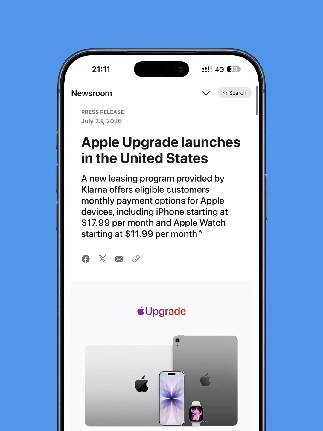 Apple在美国推出产品租赁计划