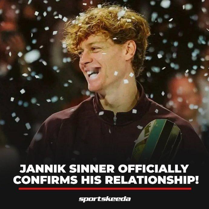 辛纳公开恋情2025年10月27日，辛纳在ATP500维也纳站夺冠后的颁奖典礼致