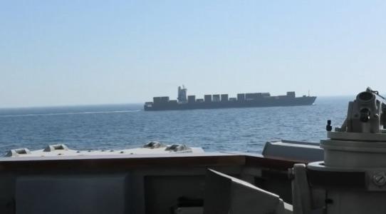 4月20日，美媒报道称美国中央司令部确认拦截了Touska号货船。4月15日，美