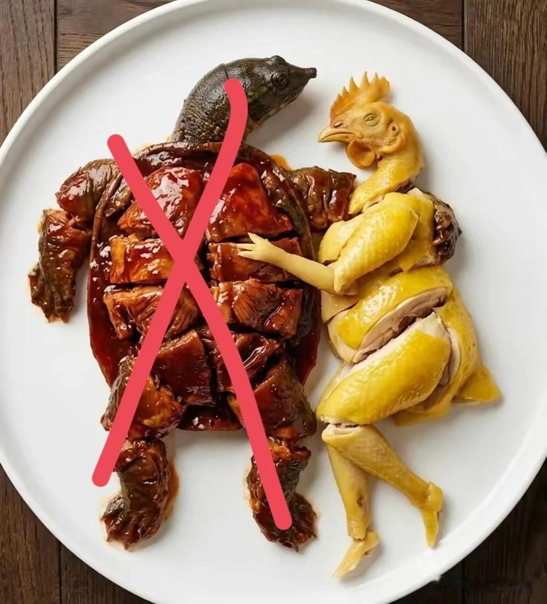 你是大盘鸡，不一定配有王八[捂脸]