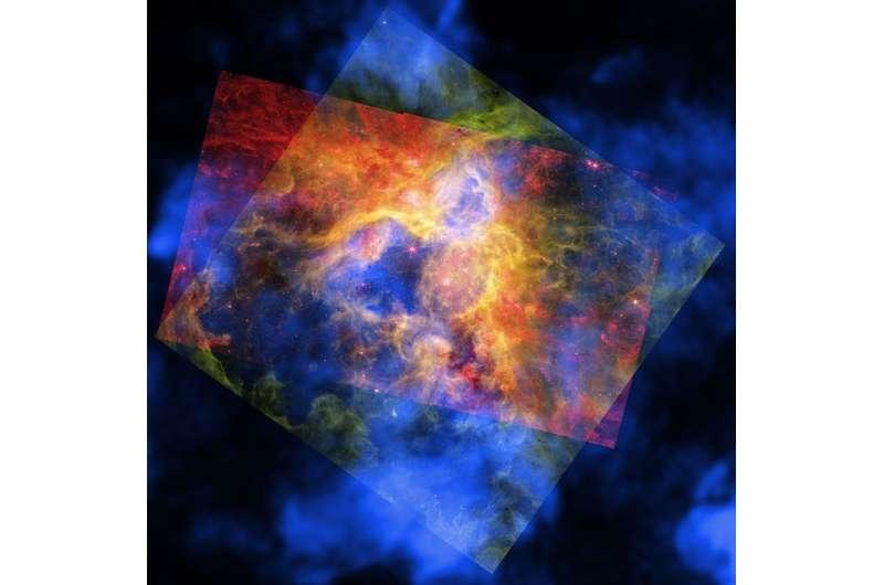 蜘蛛星云的“能量去哪了”？答案可能藏在三条看不见的排水管里

天文学家一直有个尴