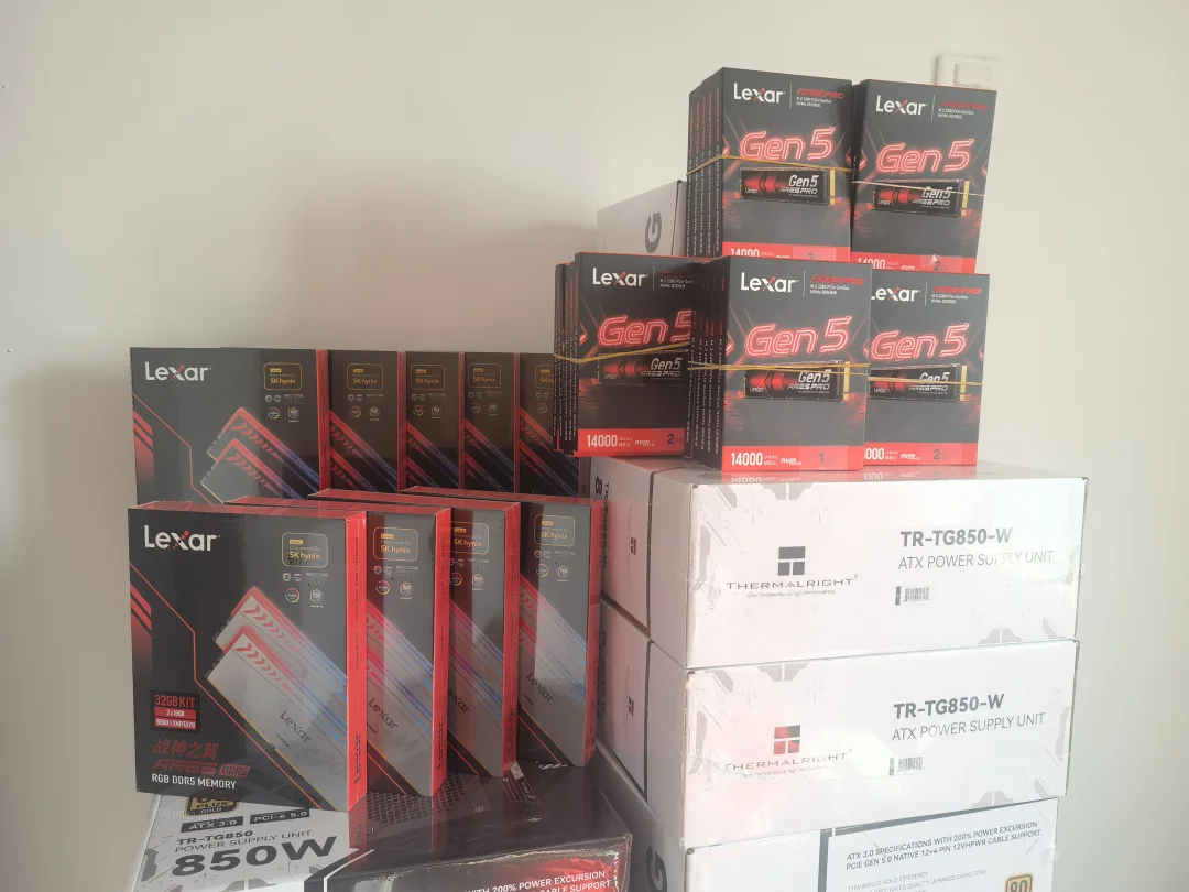 我有内存有硬盘，买电脑可以来