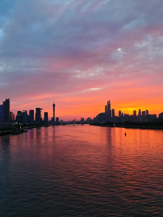 5.11广州的世纪晚霞，绝了！你们没错过吧😍