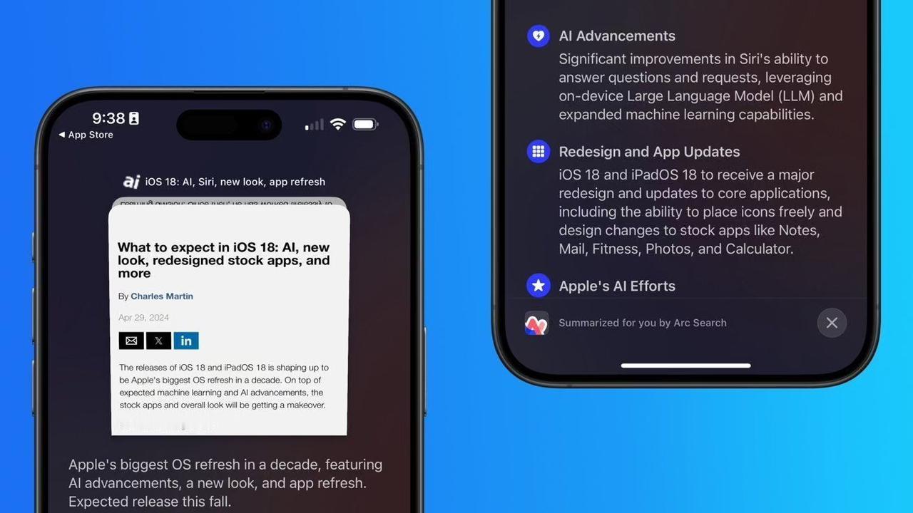 可惜了！iOS18加入的AI功能大概率大部分国人用不到，据说主要是针对邮件加入了
