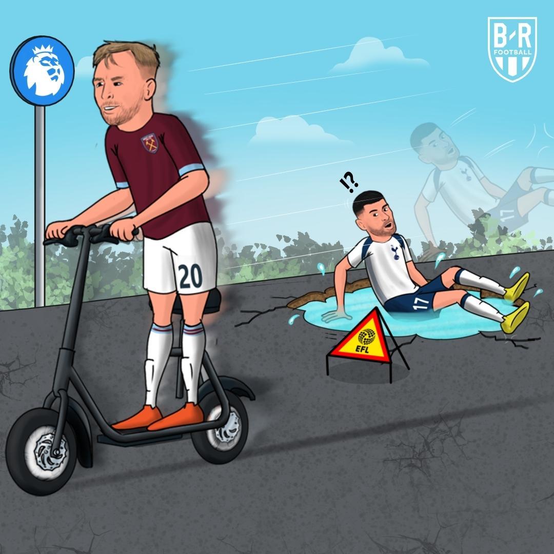 铁定降级的狼队送温暖。西汉姆联4-0大胜狼队之后，多赛一轮的情况下领先热刺两分，