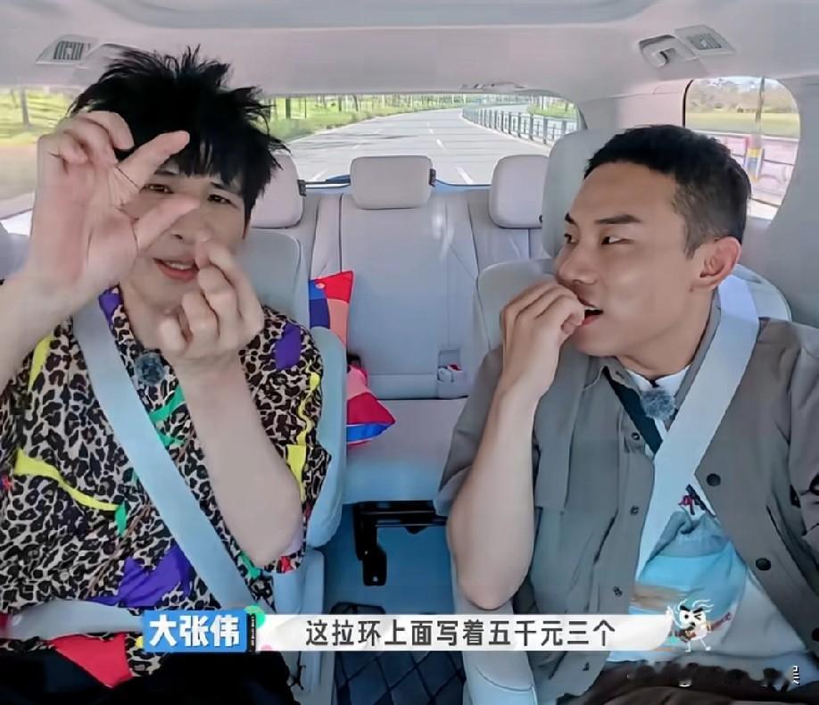 大张伟:“我妈之前有一天回家说儿子，咱们中奖了，我在公共汽车上，你看这拉环，上面