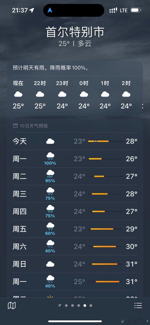 幸福就是信号变成LTE开始. 韩国·Seoul korea