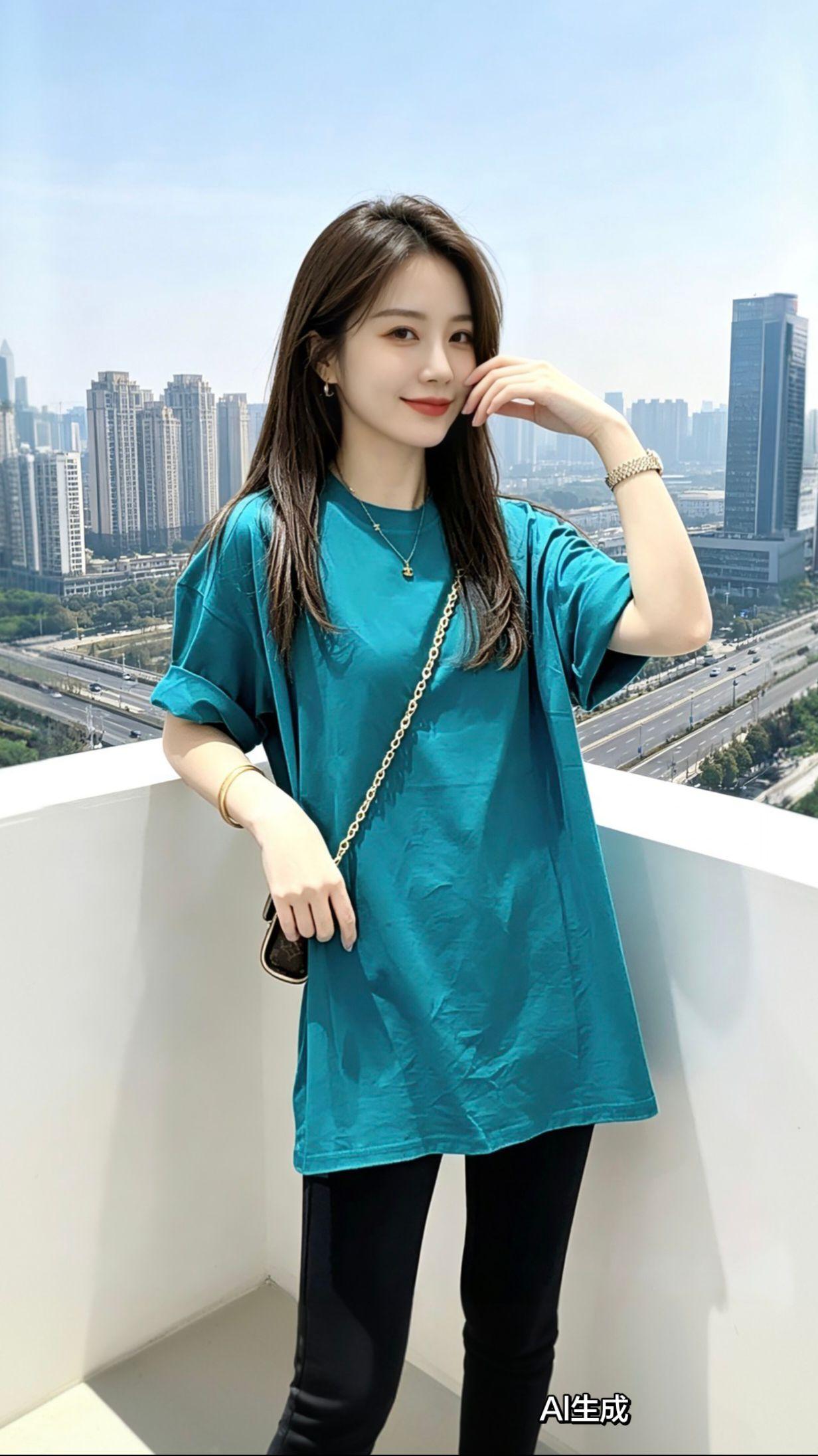 真的很爱基础款穿搭 简约大气 我又心动了 短袖t恤 女装