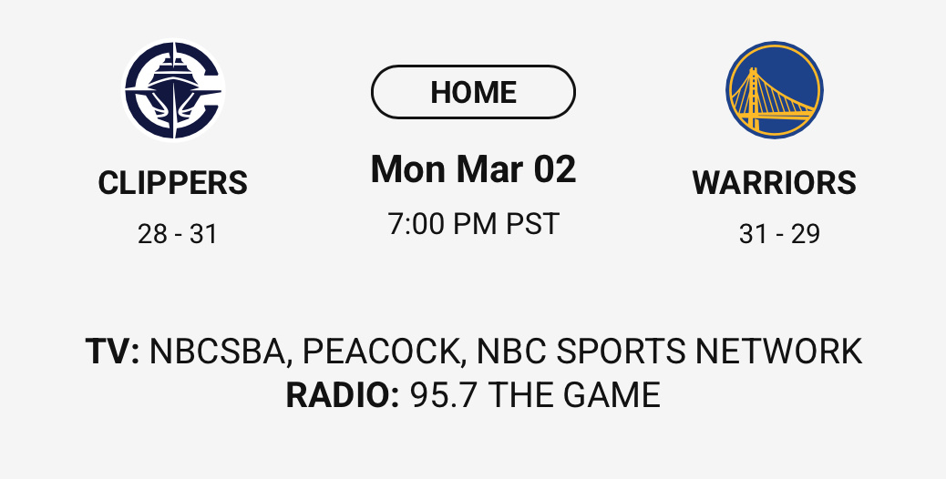 明天上午十一点，勇士主场战快船，双方伤情报告勇士：队记以及勇士官方公布库里伤情，