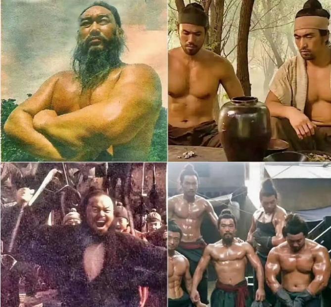 当年水浒传里的壮汉演员，现在还能凑齐100多个这样的吗？
个人觉得找壮汉不难，健