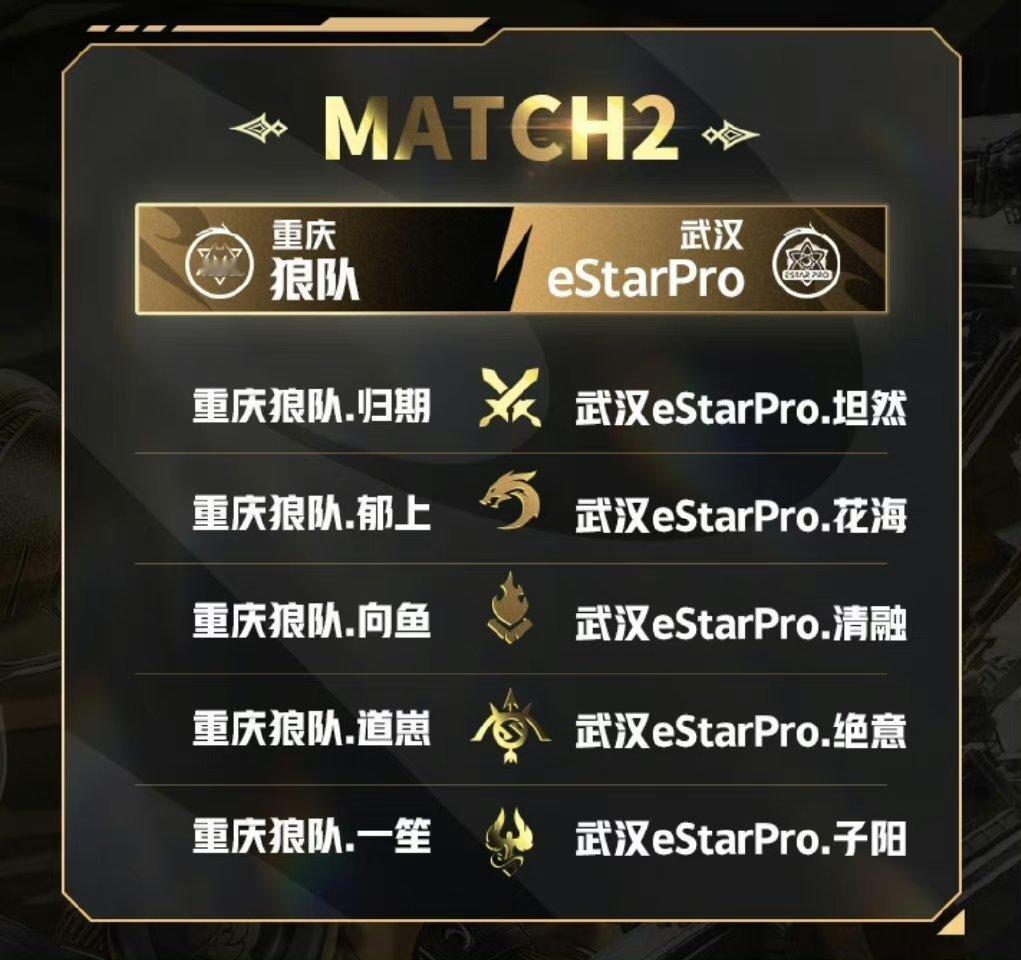 #eStar全员首发上场# [举手][举手]今天18点雷霆荣耀杯第二场eStar
