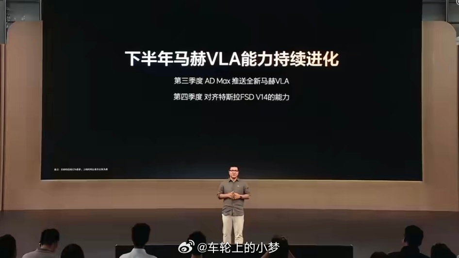 理想智驾目标四季度对齐特斯拉 “自研的“马赫VLA”智驾模型，要在今年第四季度对