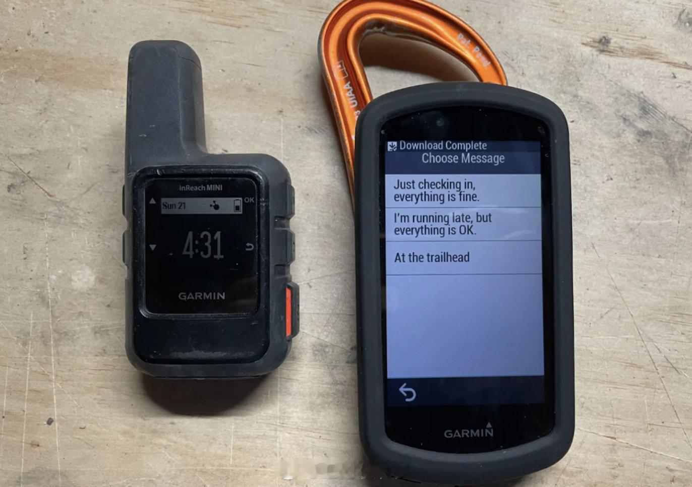 加拿大的 Tina Lewis 携带了一台佳明 Garmin inReach M