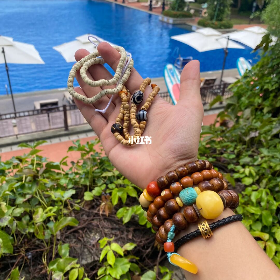 文玩星月菩提大肠，盘的是心境