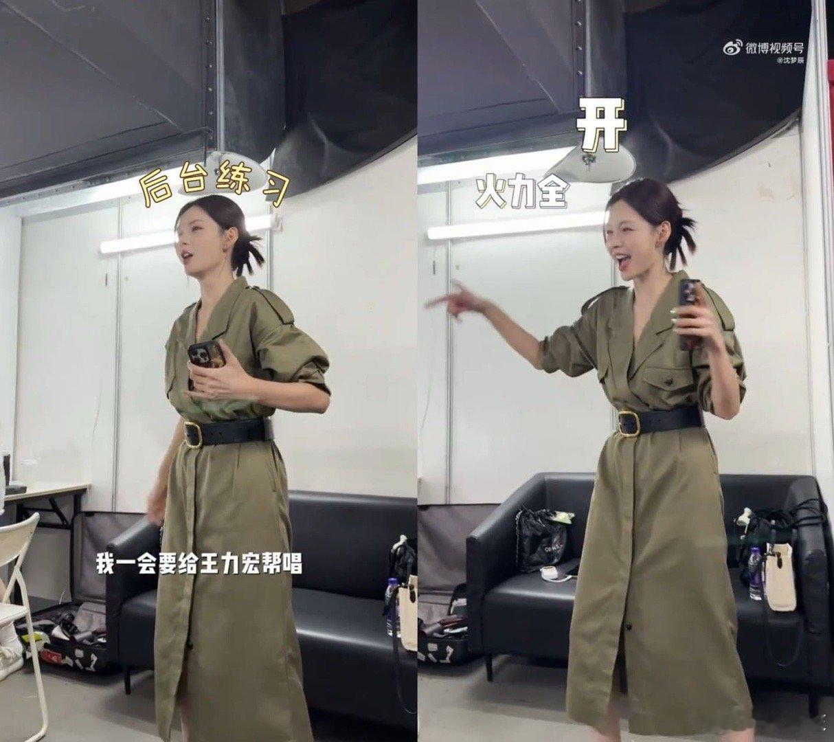 沈梦辰成功追星王力宏 ，这操作简直“追星界天花板”！vlog里和偶像近距离互动，