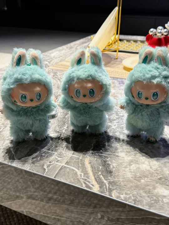 谁敢想labubu抽出个三胞胎😂😂😂😂