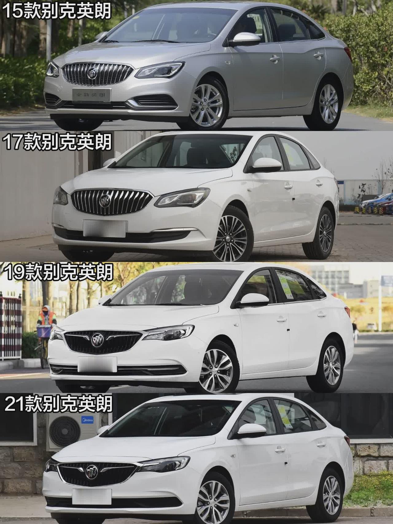 2010——2021款别克英朗正面45°角设计进化史dou是好车 别克