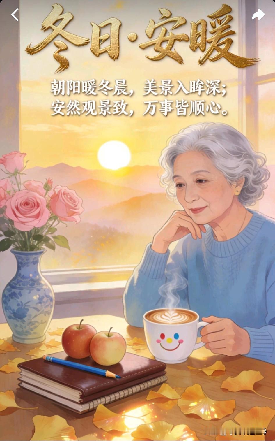 幸福啊，就是寒冬里家人递来的那杯暖茶，疲惫时爱人给的那个拥抱，失意时朋友说的那句