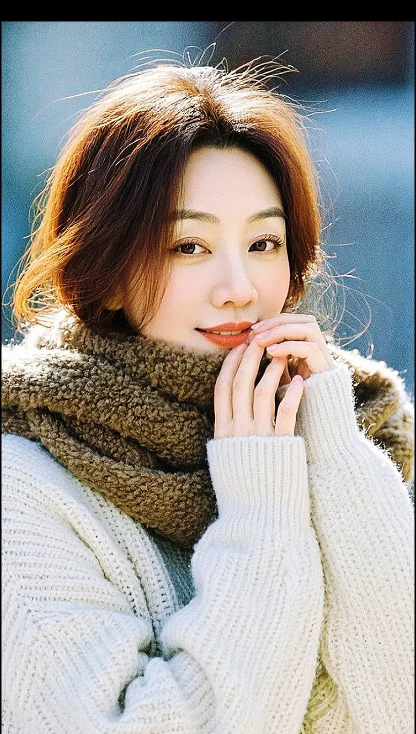 毛衣氛围感写真