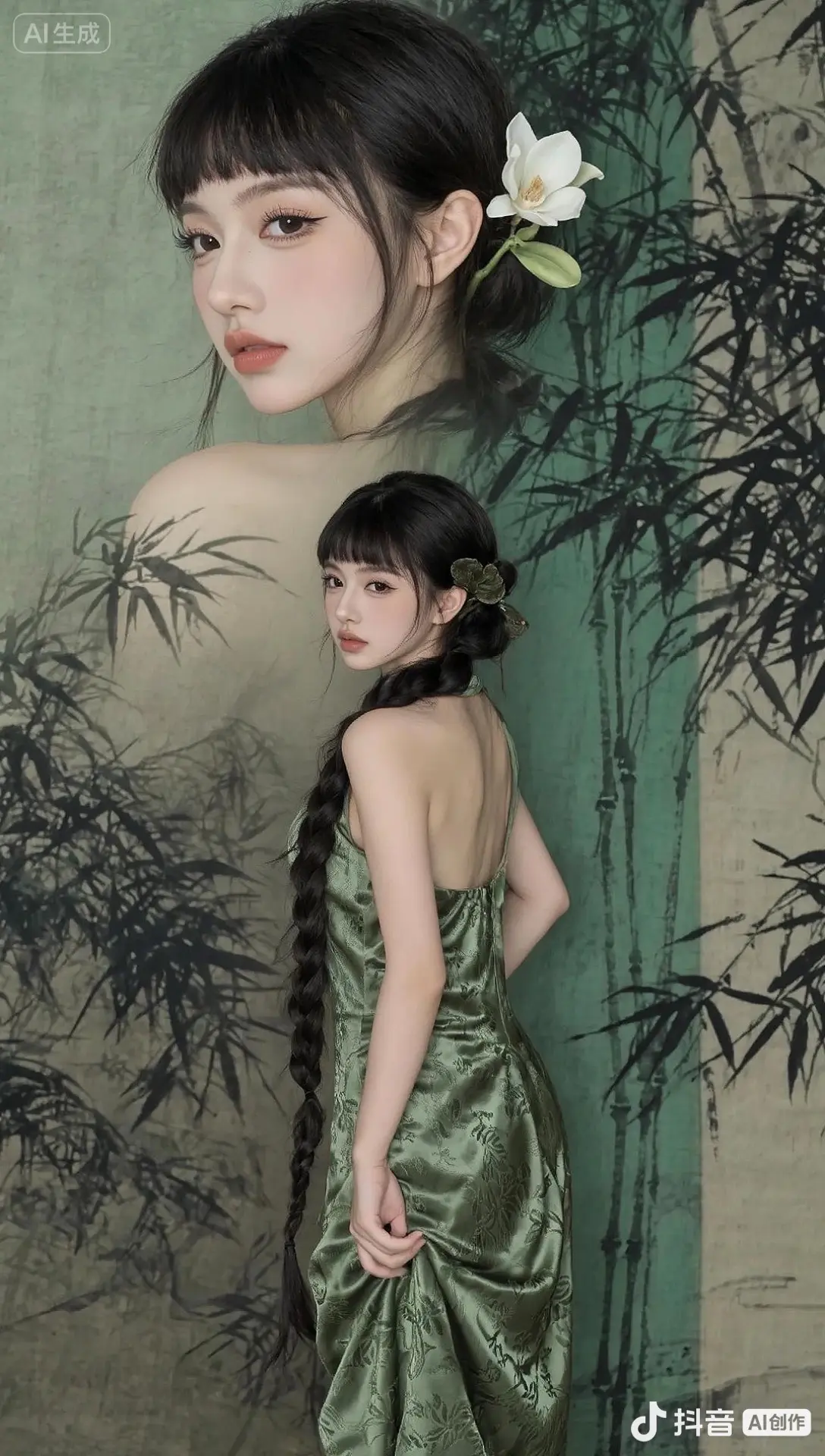 ai创作 玩法合伙人计划 我在拍特效 AI写真 旗袍古风