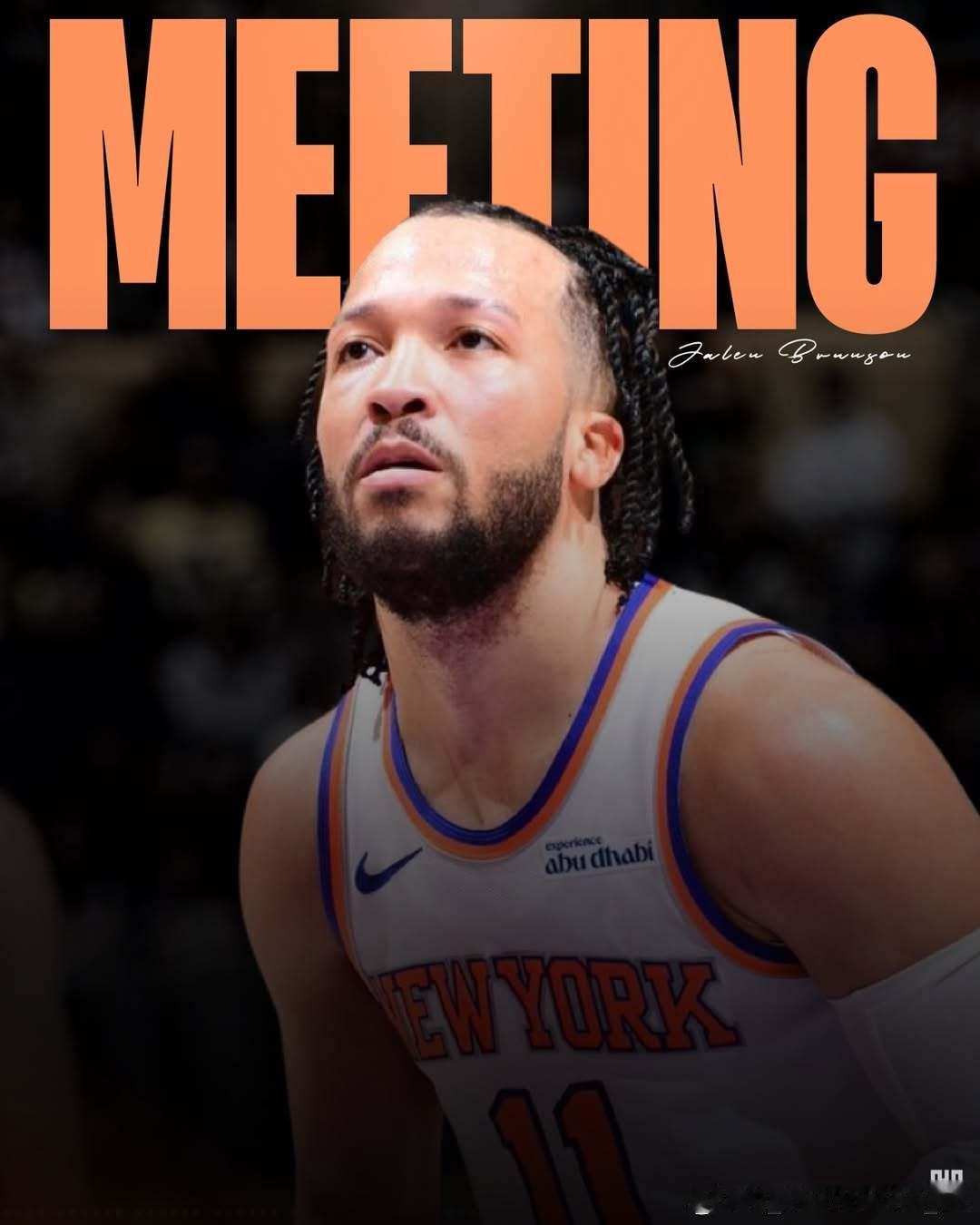 据Ramona Shelburne报道，杰伦·布伦森召集了球员内部会议他在会议上