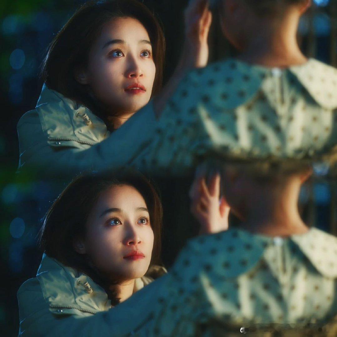 蓝盈莹新剧不敢直视的样子好真实 蓝盈莹对待每个角色都十分的认真啊！演技真的十分在