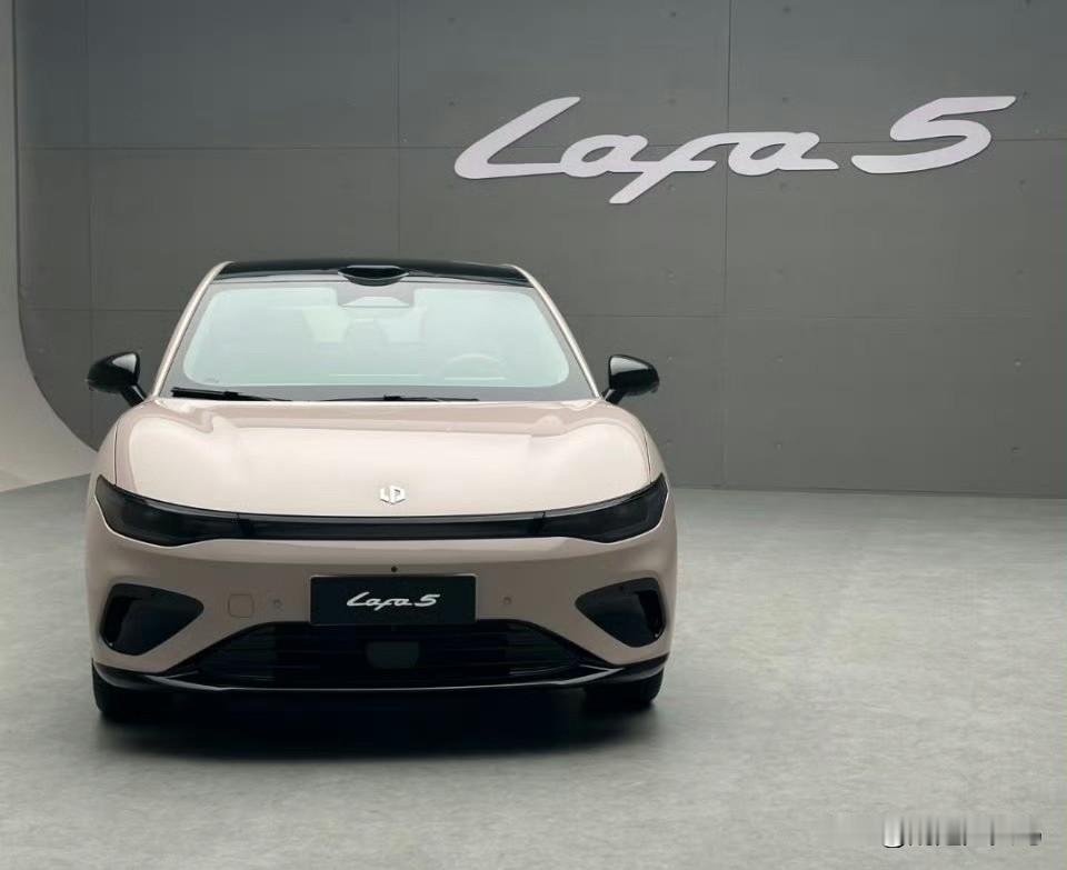 零跑Lafa5跟之前的设计完全不一样，看着特有情绪感！侧45度瞅着贼有战斗范儿，