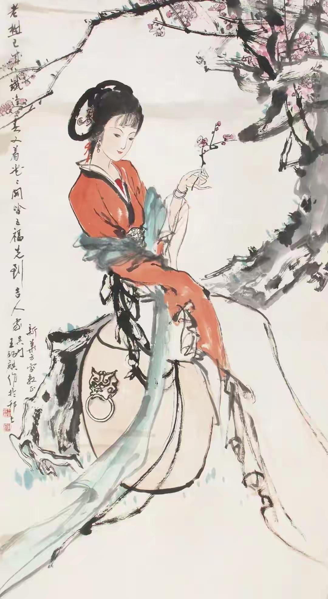 名家写意仕女画欣赏（图片来自网上）