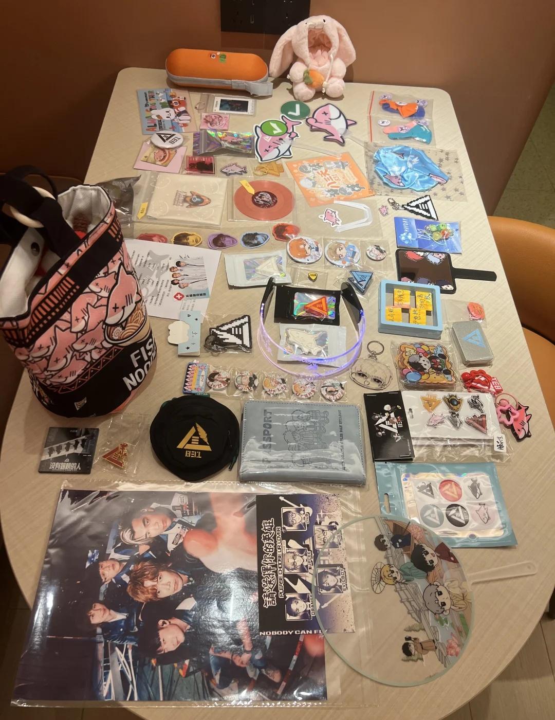 非常心酸但富裕的一站
演唱会没有如期进行 但是物料如期互换
第二次长大，是你知道