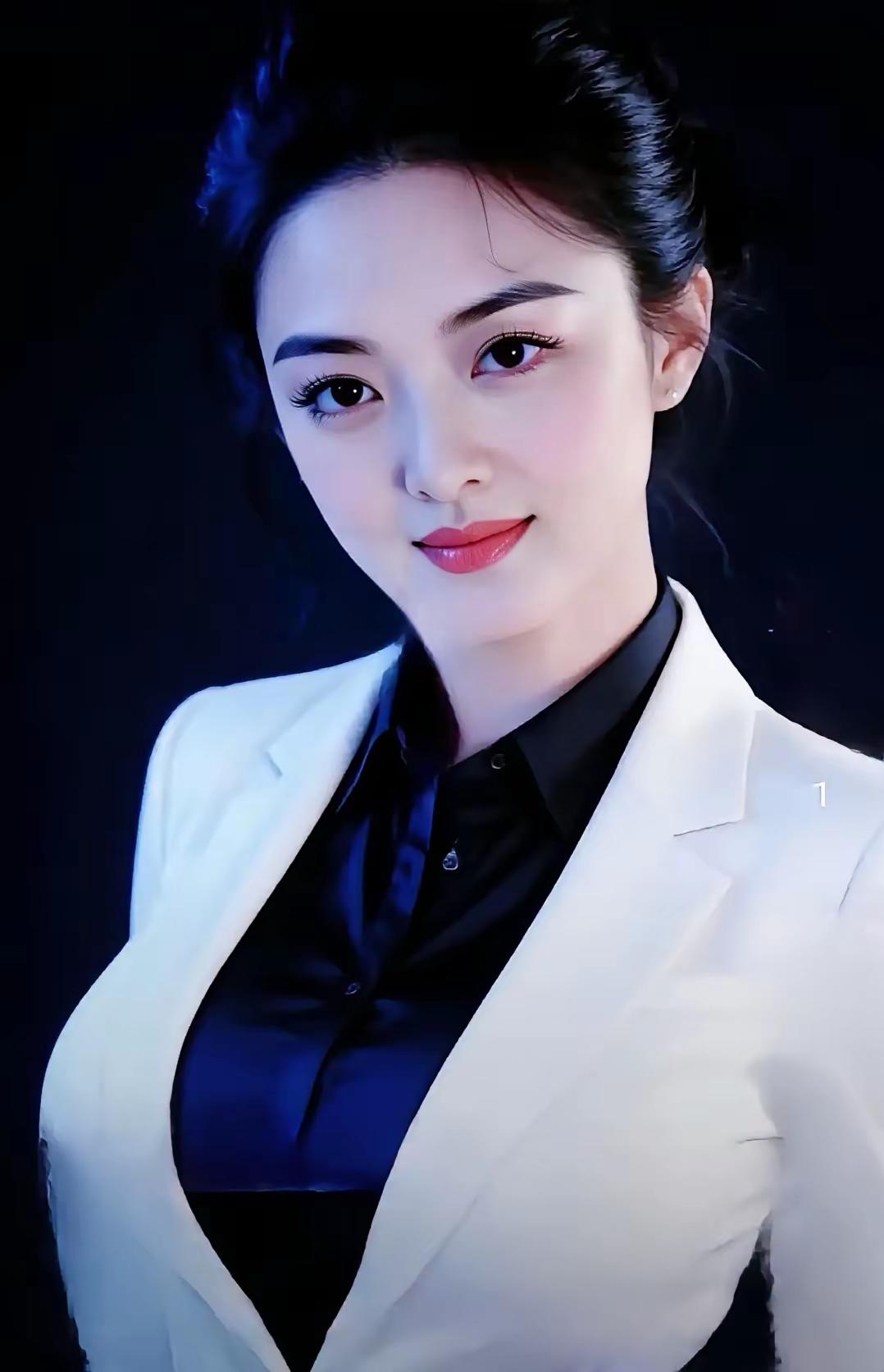 优雅黑丝绒与白色西装的完美碰撞，尽显都市女性魅力！