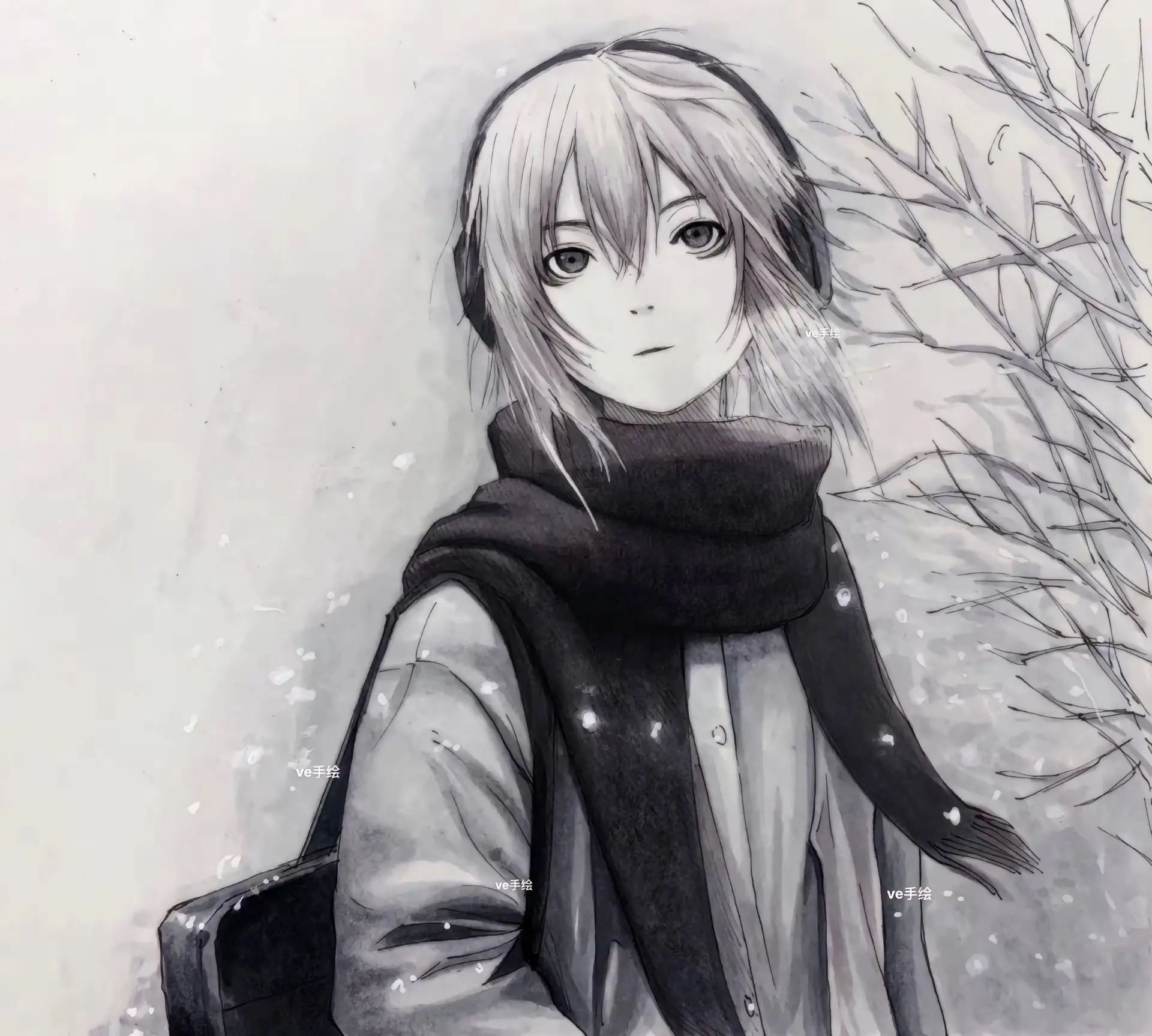 评论区看看你们的画～这些绘画过程在之前作品 橱窗同款工具： 樱花针管笔...