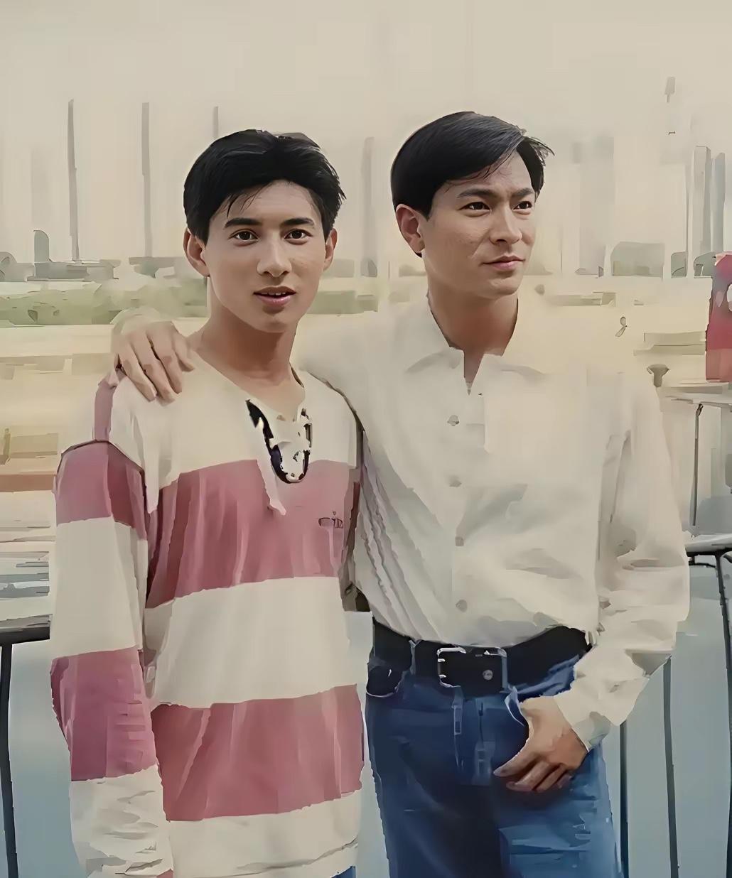 刘德华和吴奇隆年轻时候太帅了