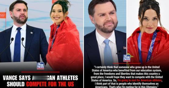 【美国优先：副总统万斯就奥运滑雪运动员谷爱玲选择代表中国而不是美国参赛的争议发表
