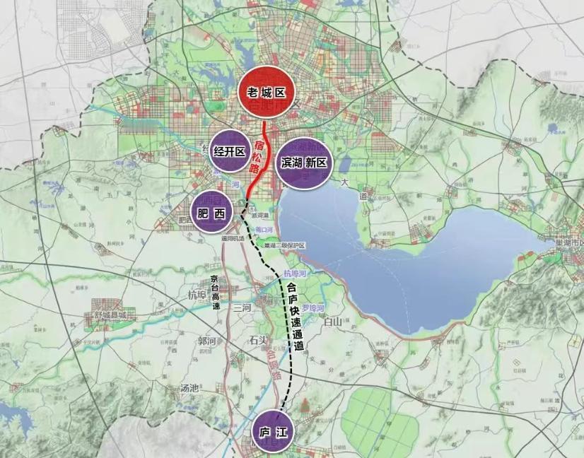 主线通车！[小鼓掌]
涉及合肥一快速路建设！[机智]
从合肥了解到，
宿松路南延
