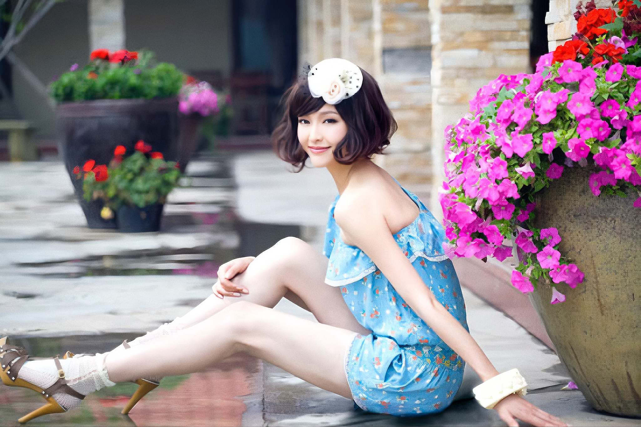 唐嫣早期杂志，穿小白袜的糖糖好少女 ​​​