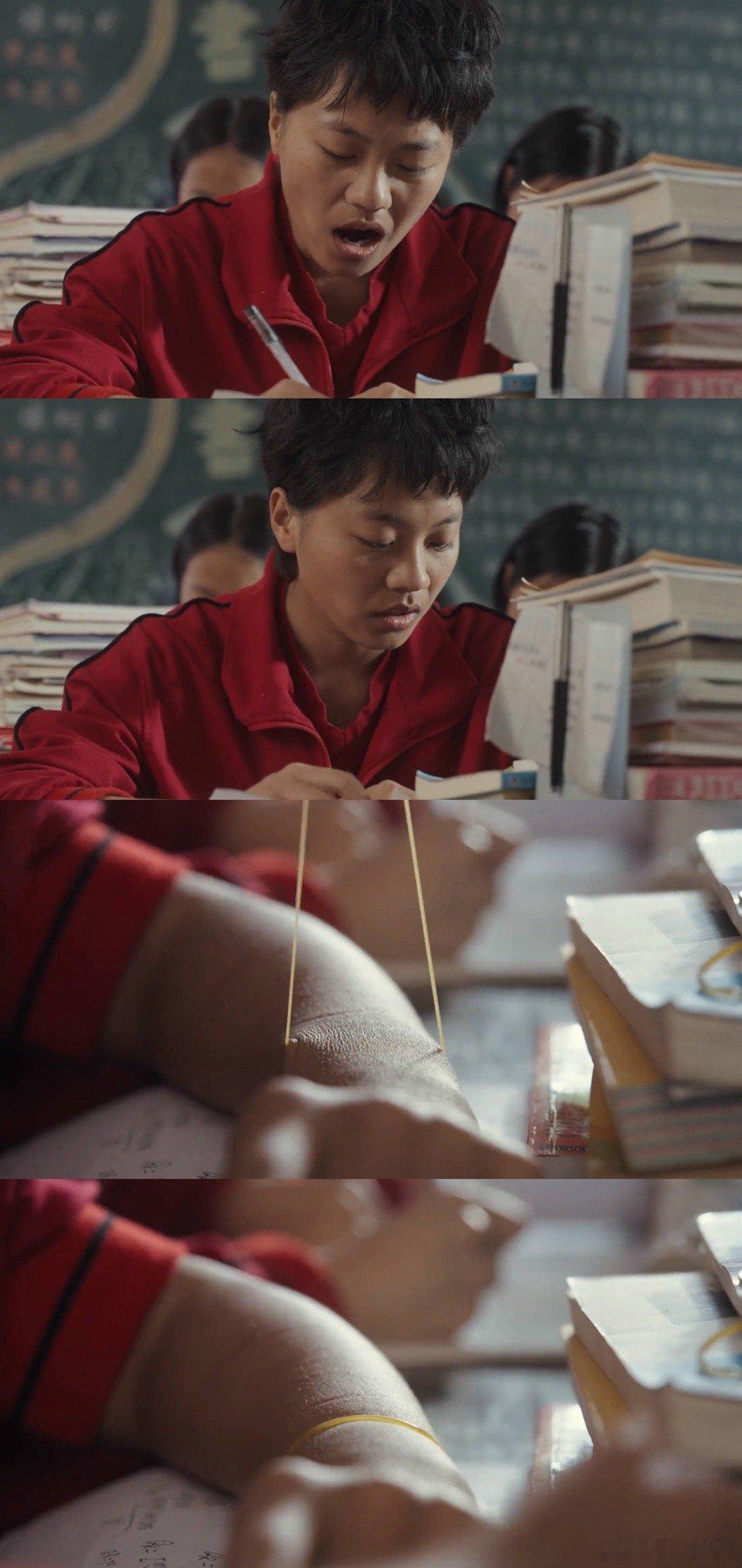 #看山花烂漫时梦回高三# 《看山花烂漫时》里女高师生为高考拼搏的模样，瞬间勾起高