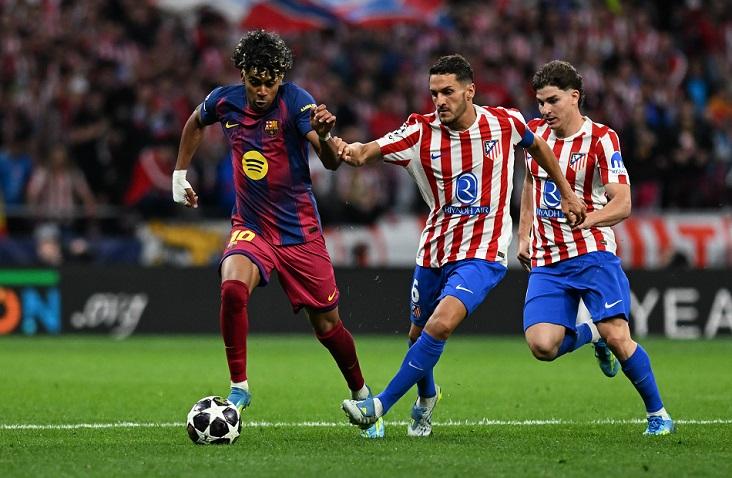 马竞、大巴黎晋级欧冠4强
 
北京时间15日凌晨，欧冠1/4决赛进行次回合的两场