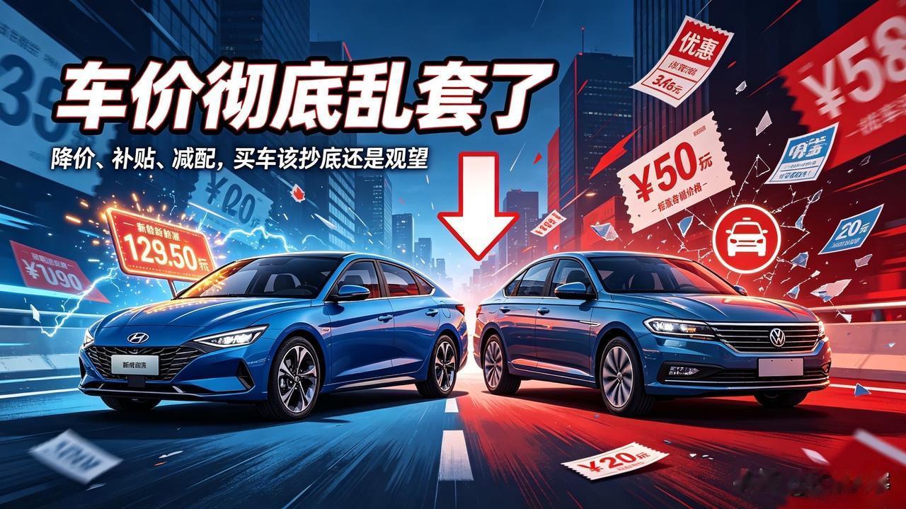 离谱！新能源车价格彻底乱套，买车的全被搞懵了

现在的新能源车市，已经不能用降价