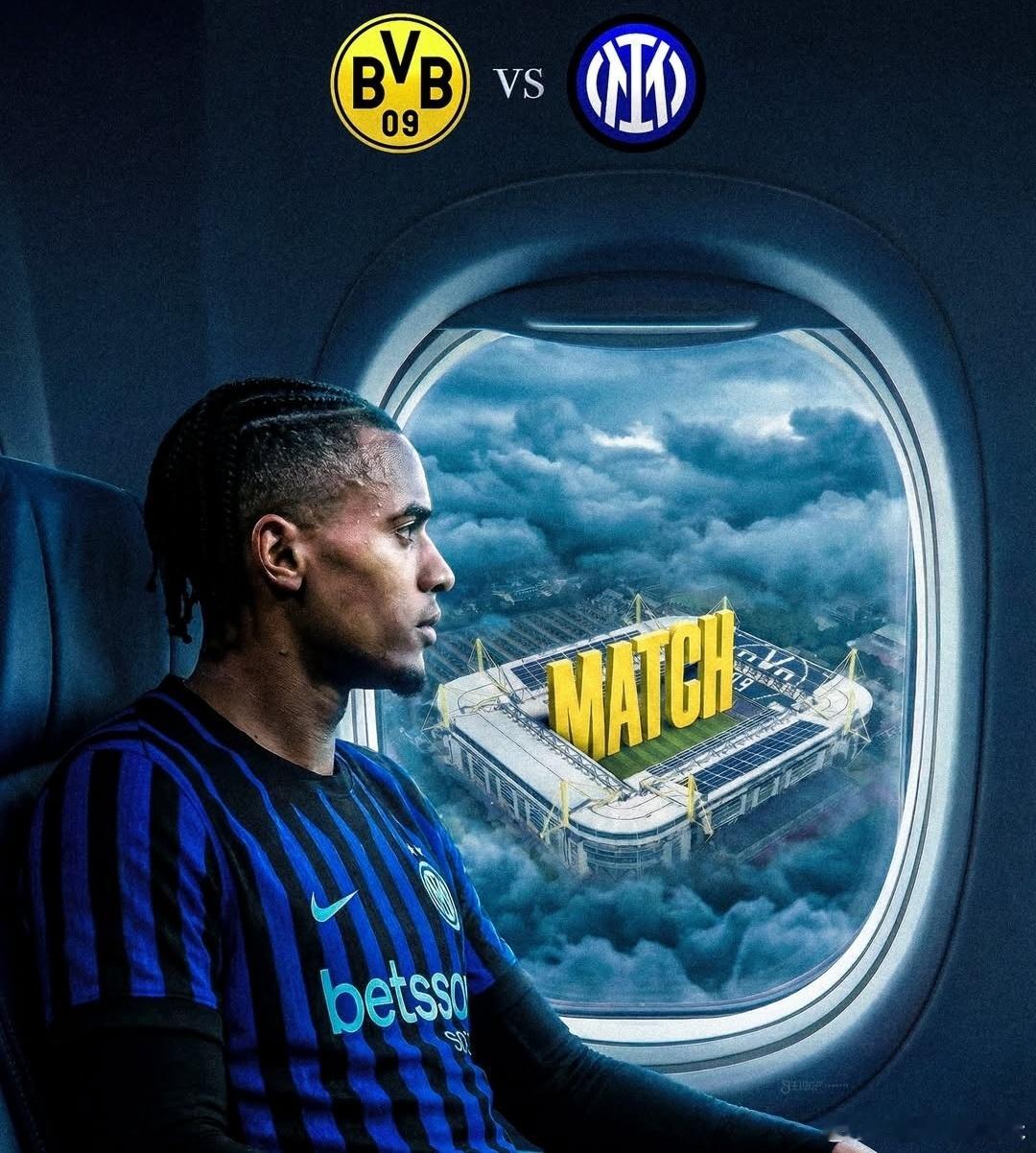 【欧冠比赛日】多特蒙德vs国际米兰，阿坎吉在多特蒙德踢了四个半赛季，不期望国际米