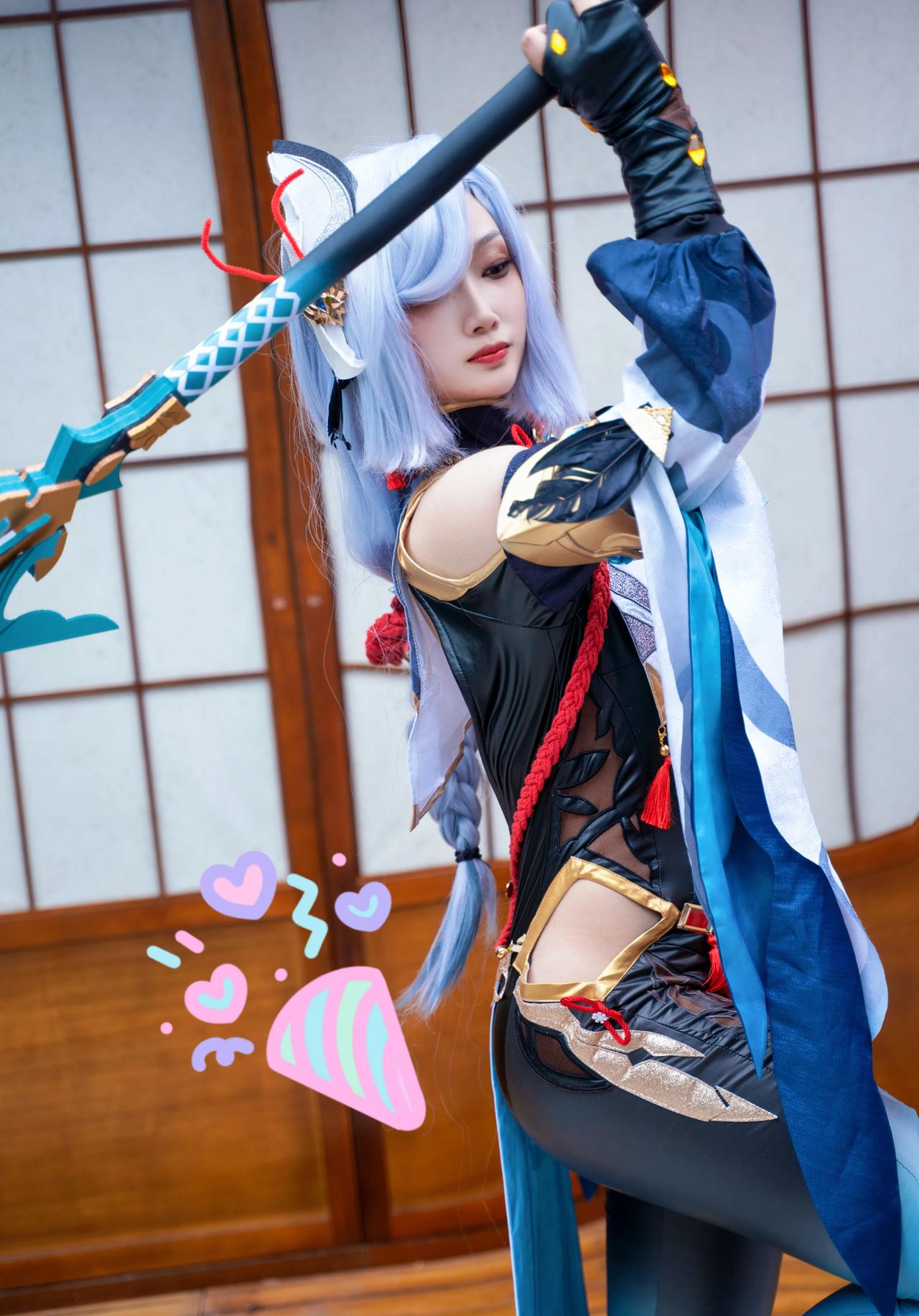每一个申鹤的COSER，都是自信和实力的存在!#原神# #游戏# #二次元#