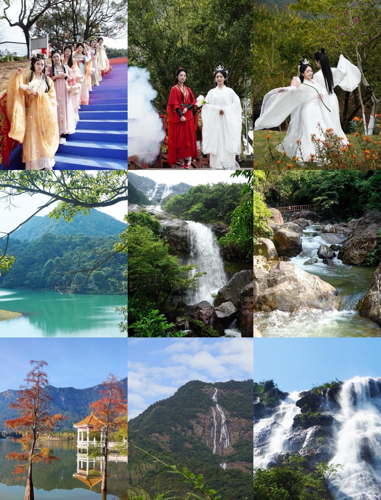 闺蜜三人游白水寨，拍照看神仙
📍广州 白水寨风景名胜区
和两个闺蜜约了去白水寨