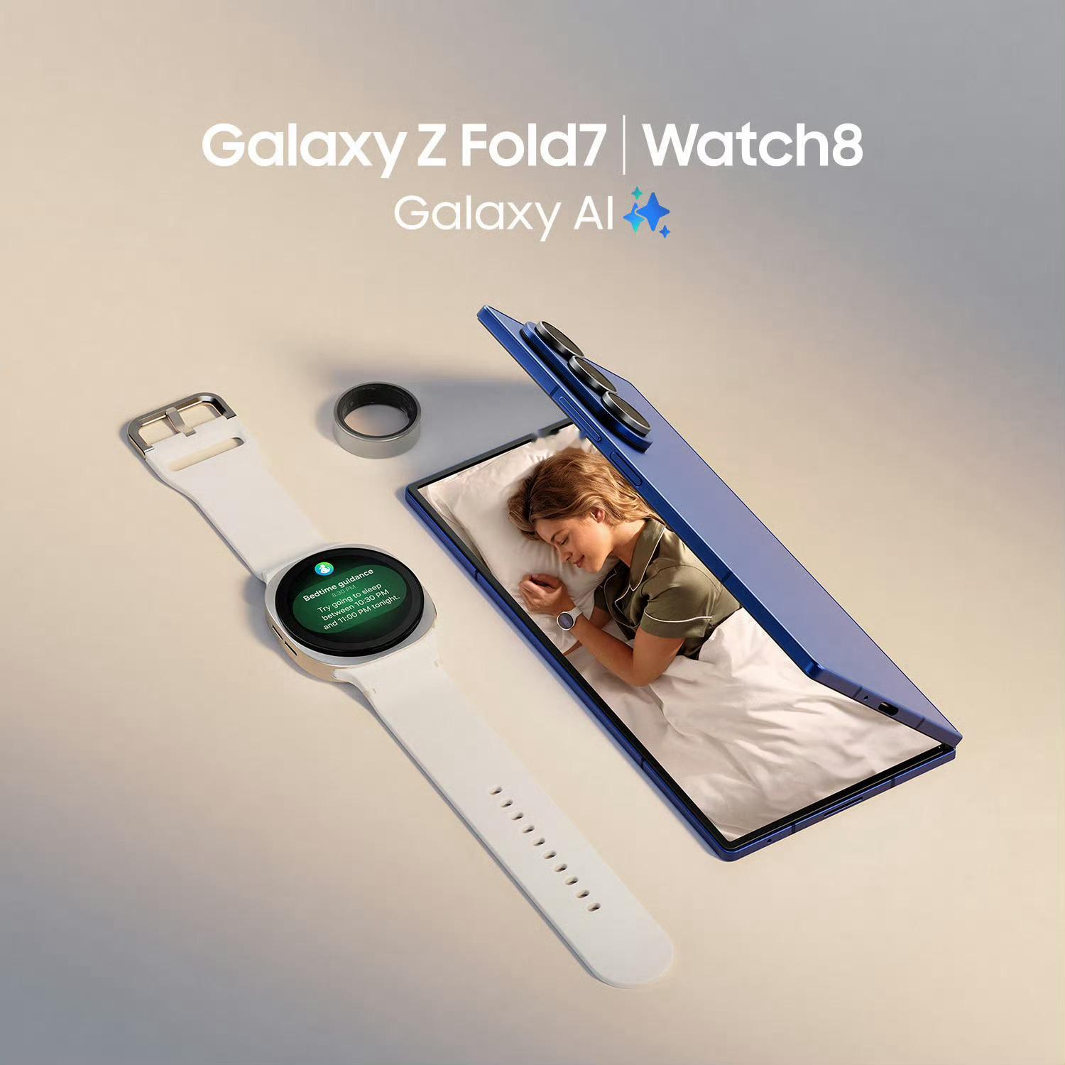 三星Galaxy Z Fold7和Z Flip7官方图公开，有点小心动[收到] 