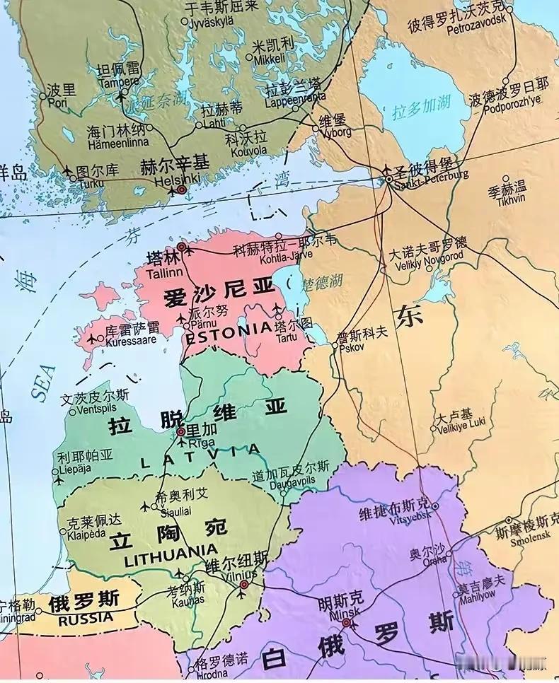 北约国家屯兵俄罗斯边境？
网传俄罗斯曾经侵略并征服过的国家，北约成员爱沙尼亚与拉