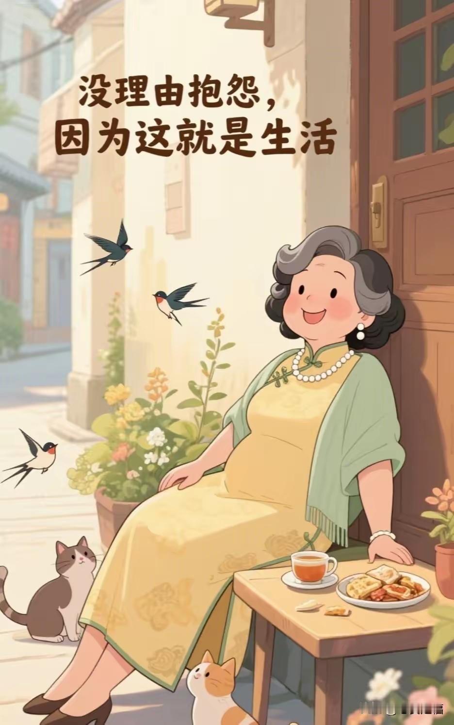 没有理由抱怨？
 好好的活着，没有理由抱怨，说的真好！都知道只有好好活着才是幸福