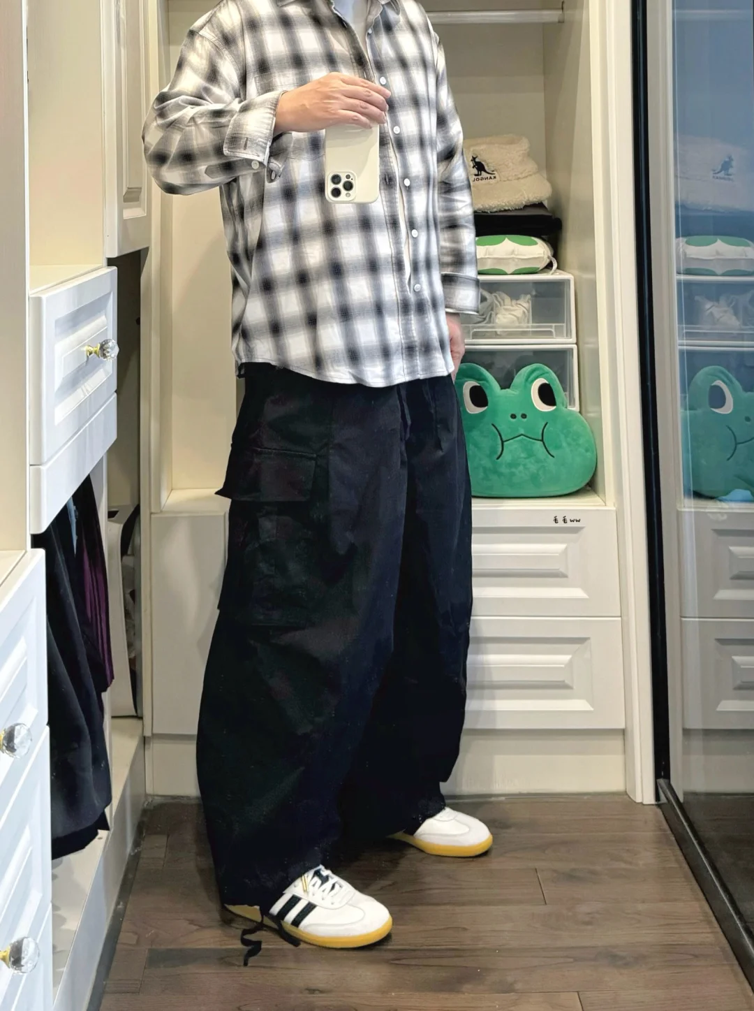 衬衫叠穿｜薄底鞋穿搭