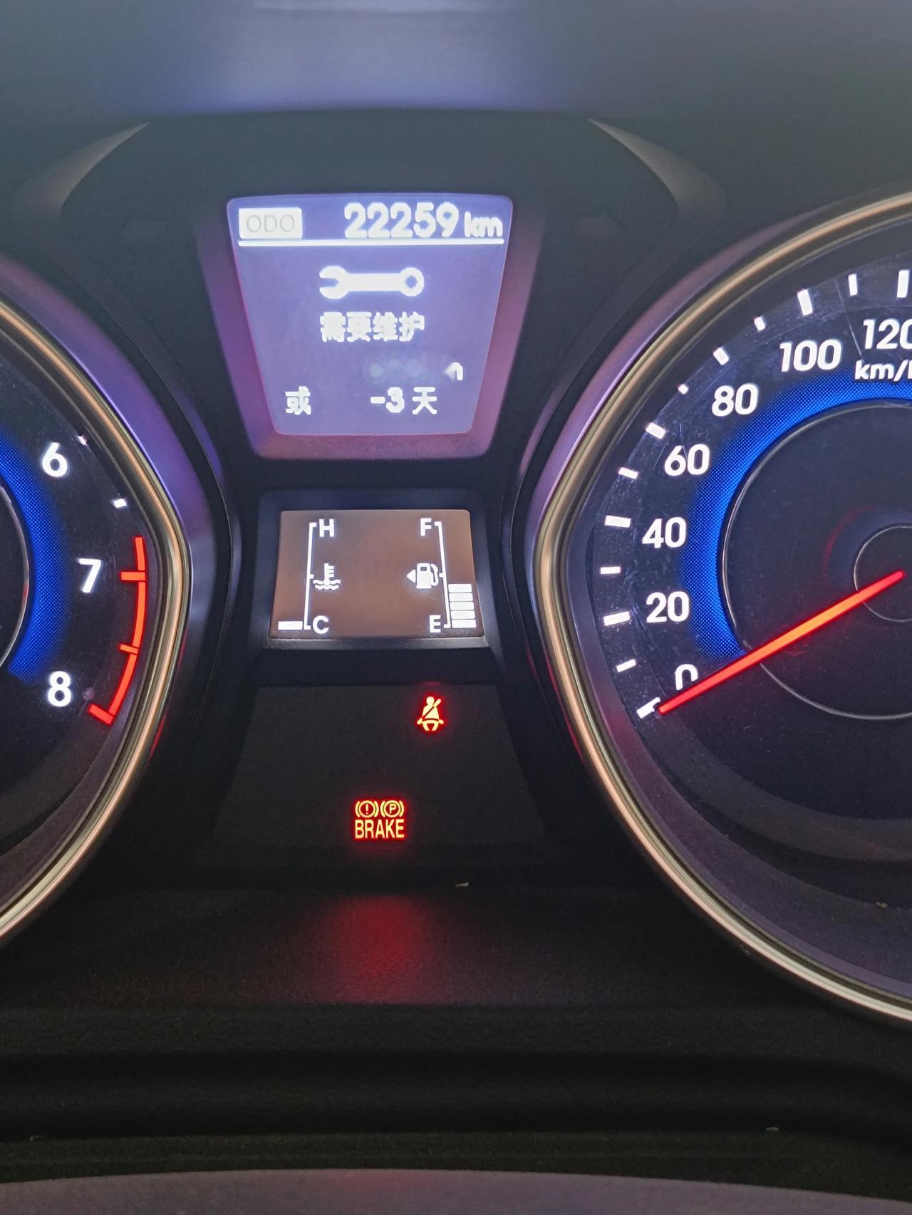这车出现了这样的提示，是该养护了嘛？该养护哪里呢？这车都没怎么开过也需要养护吗？